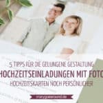 Hochzeitseinladungen mit Fotos, Titelbild | marygoesround.de