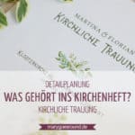 Was gehört ins Kirchenheft?, Titelbild | marygoesround.de