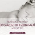 Geburtsanzeige oder Geburtskarten | marygoesround.de