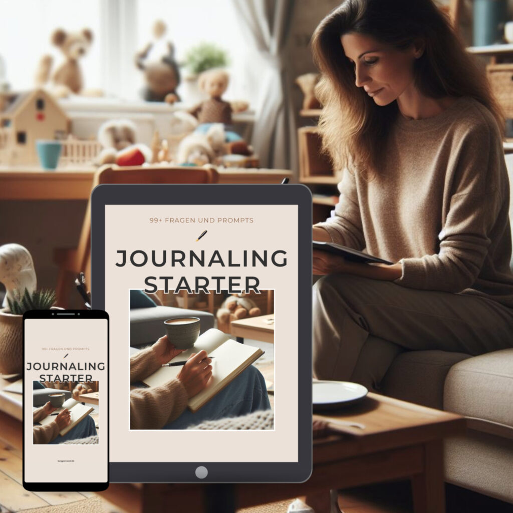 Guide "Journaling Starter" mit 99+ Fragen und Prompts