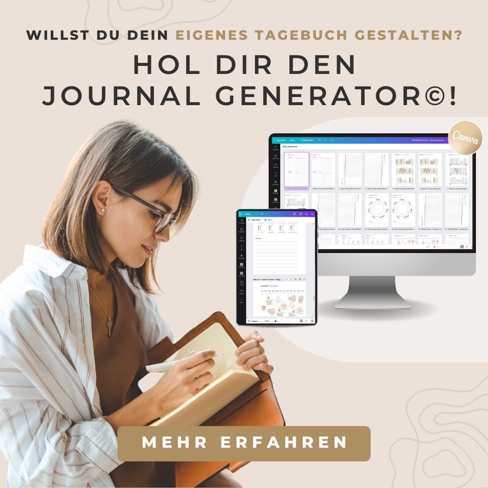 Digitale Tagebuchvorlagen gestalten mit dem Journal Generator