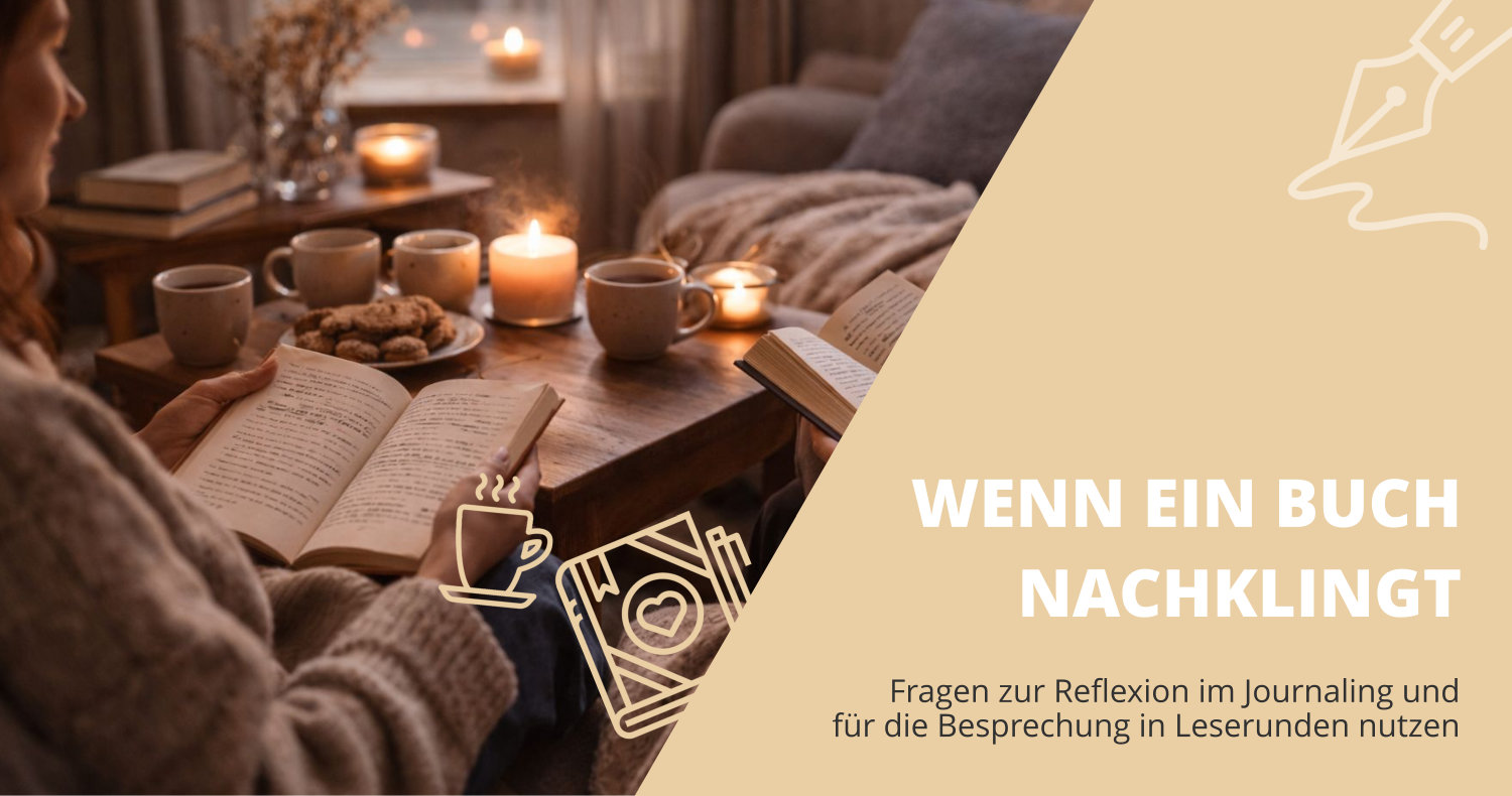 Fragen zum Roman für Journaling, Leserunden und Buchclubs