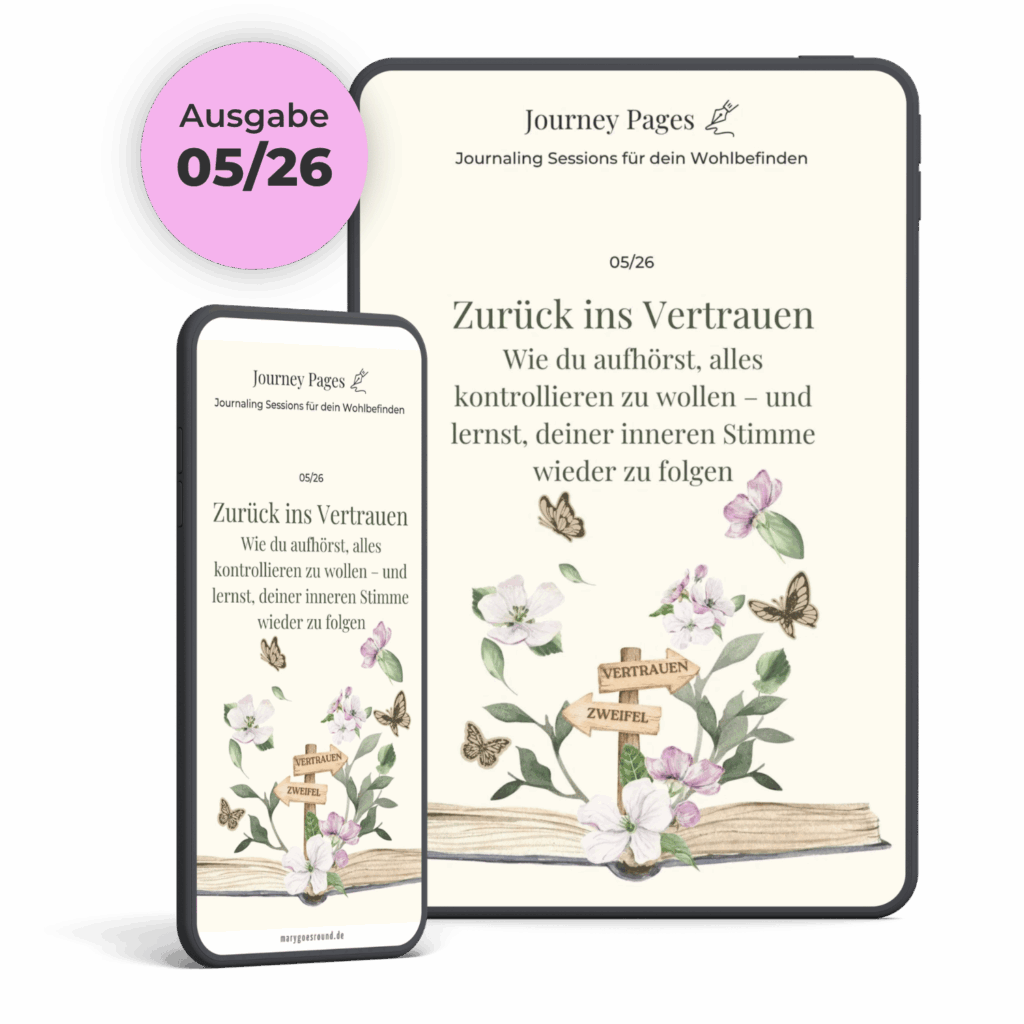 Journey Pages: monatliche Journaling Sessions für mehr Wohlbefinden in der Membership (Ausgabe 05/26, Vertrauen)
