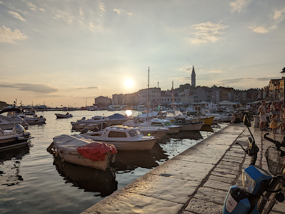 Journaling im Hafen von Rovinj, Kroatien