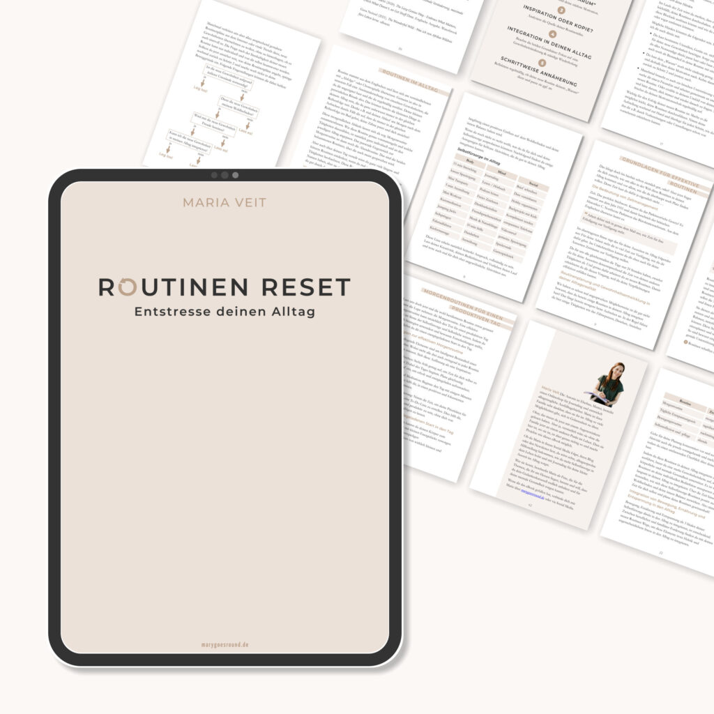 eBook "Routinen Reset" - Entstresse deinen Alltag