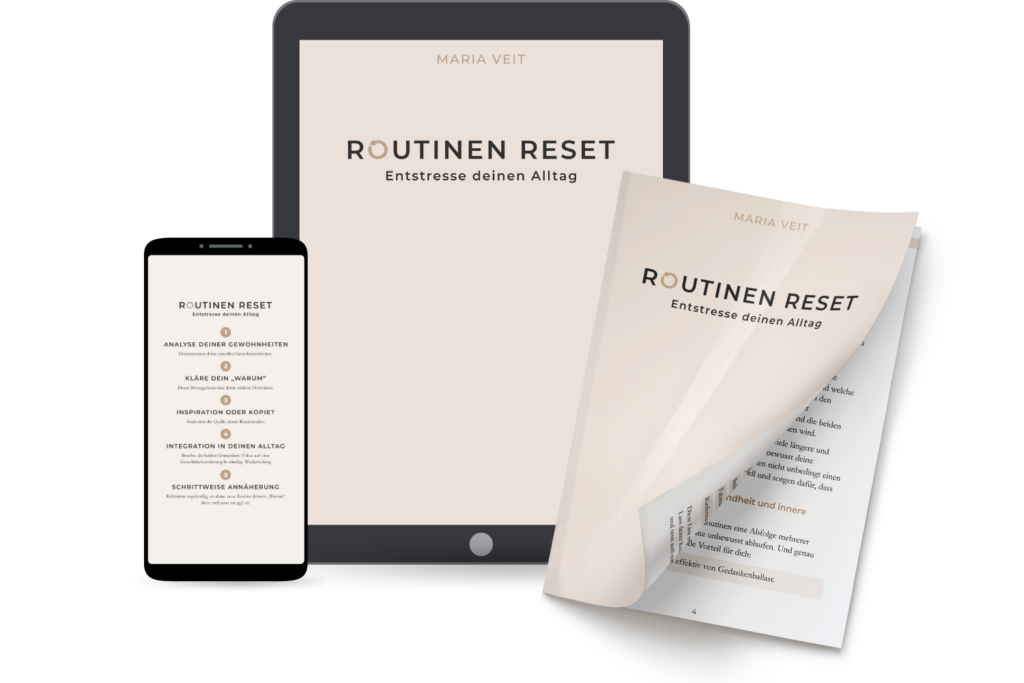 eBook "Routinen Reset" - Entstresse deinen Alltag